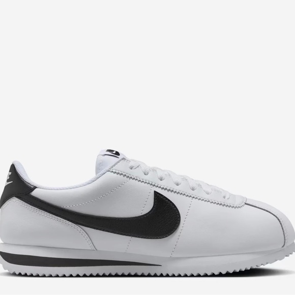 Nike Shoes - Nike Classic White and Black Cortez Sneakers
